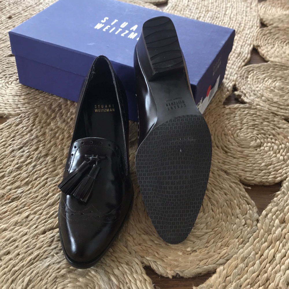 Brand new Stuart Weitzman heeled loafers NWT - Picture 5 of 5